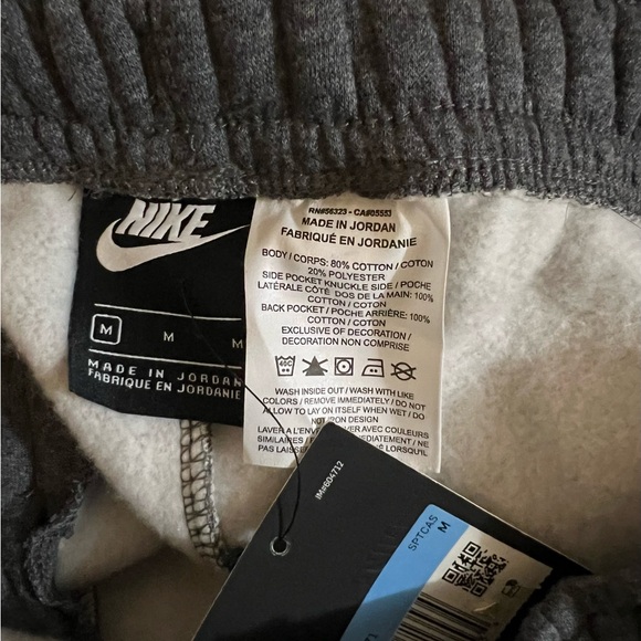 Nike Heather Gray sweat Shorts size M - Picture 4 of 6